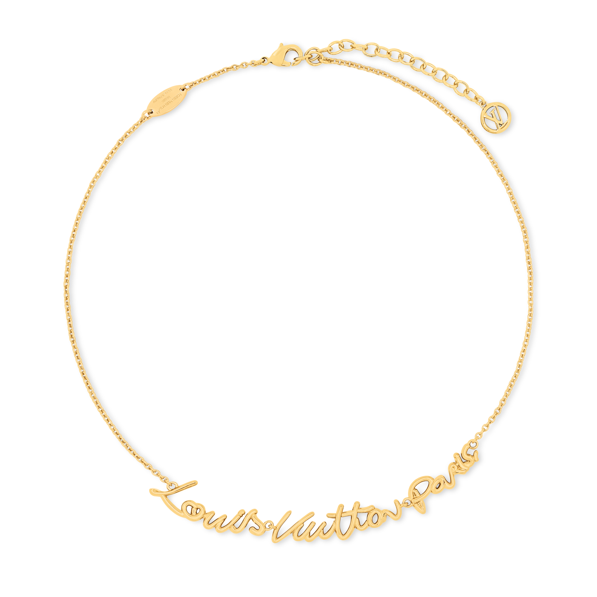LV Script Necklace S00 - Women - Fashion Jewelry | LOUIS VUITTON ®